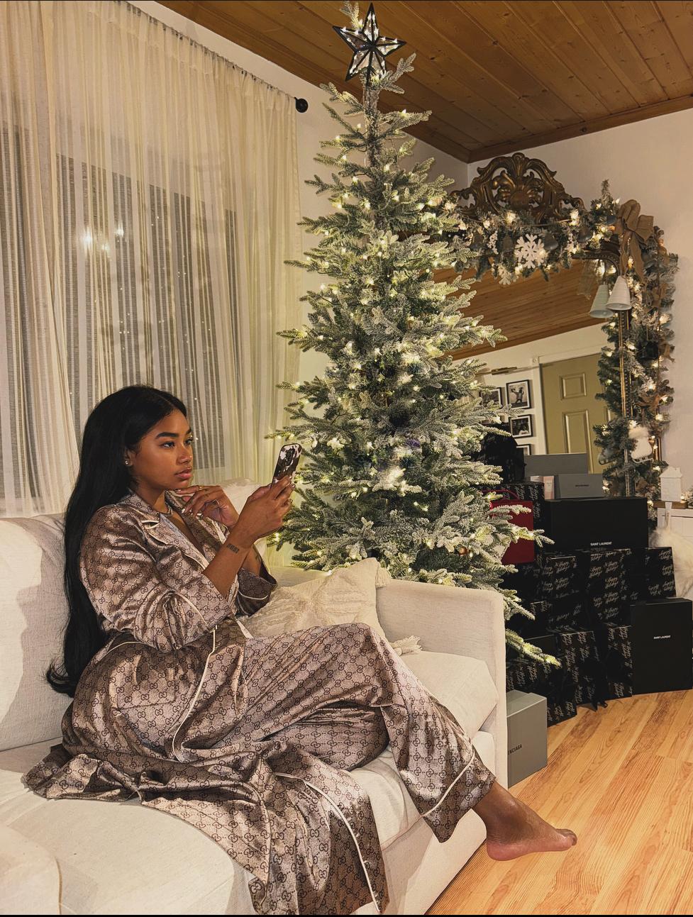 "KIM" CLASSIC PIJAMA + ROBE